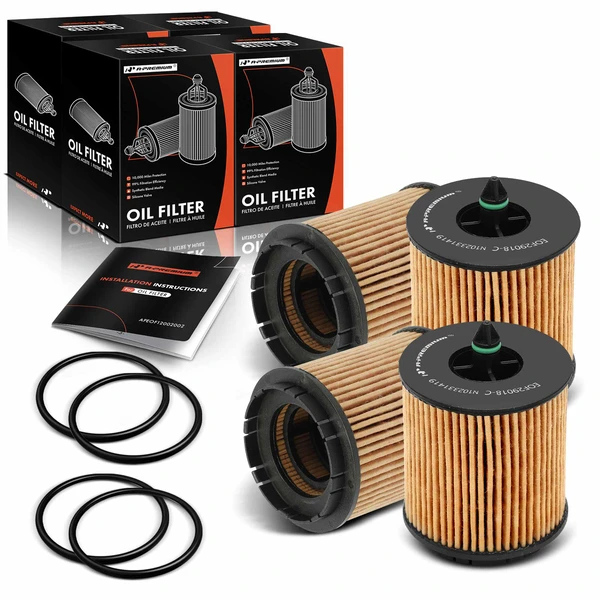4 Pcs Engine Oil Filter for 2010 Buick Allure