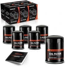 6 Pcs Engine Oil Filters for 2001-2006 GMC Sierra 3500