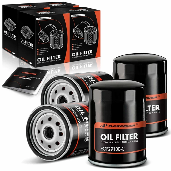 4 Pcs Engine Oil Filter for 2007-2019 GMC Sierra 3500 HD