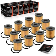 12 Pcs Engine Oil Filters for 2012-2019 Fiat 500