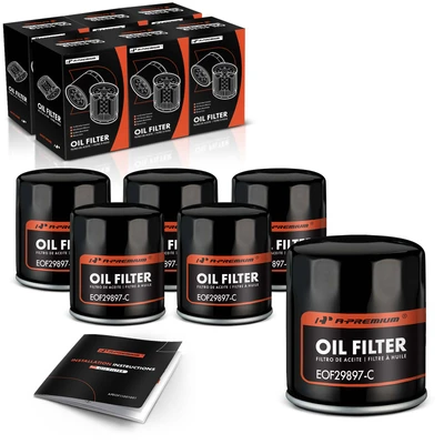 6 Pcs Engine Oil Filters
