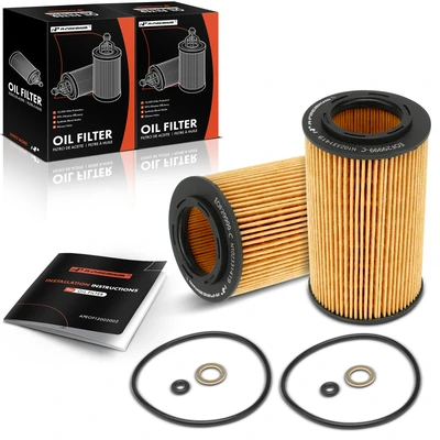 2 Pcs Full Flow Engine Oil Filter