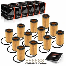 12 Pcs Full Flow Engine Oil Filters for 2007-2012 Hyundai Veracruz