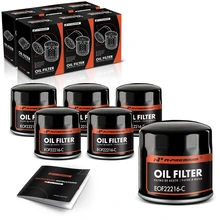 6 Pcs Engine Oil Filters for 1974-1993 Dodge Ramcharger