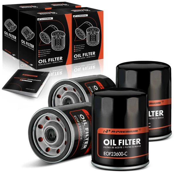 4 Pcs Engine Oil Filter for 2002-2008 Jeep Liberty