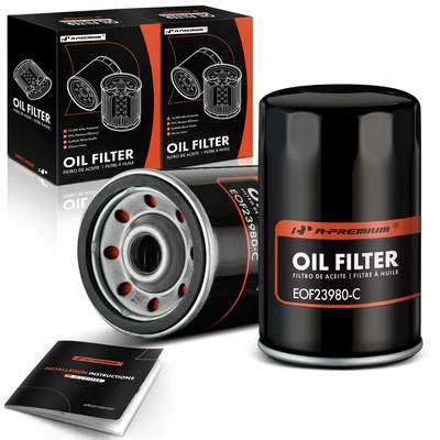 2 Pcs Engine Oil Filter