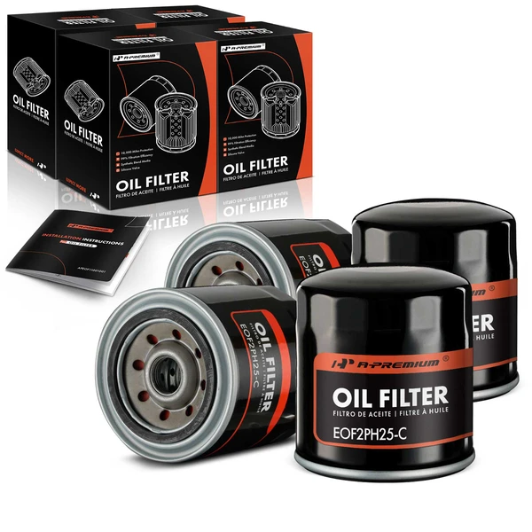 4 Pcs Engine Oil Filter for 1973 Jeep J-2600