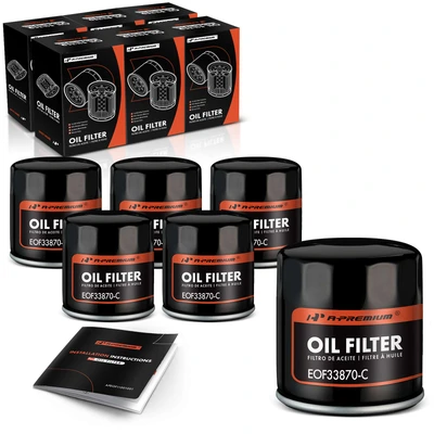6 Pcs Engine Oil Filters