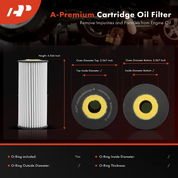 Ultra Synthetic Oil Filter for Genesis G70 G80 G90 Kia K900 Stinger V6 3.3L 20K