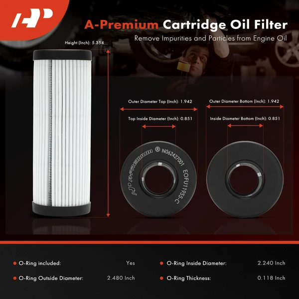 Ultra Synthetic Oil Filter for Ford F-150 Fusion Explorer 20K Miles Protection