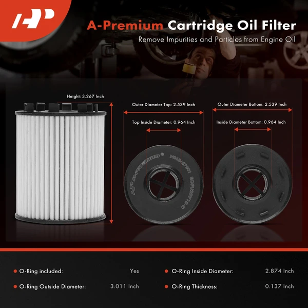 Ultra Synthetic Oil Filter for Jeep Renegade Dodge Dart Fiat 500 124 Spider 20K