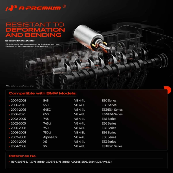 Engine Variable Valve Lift Eccentric Shaft Actuator for BMW X5 545i 550i 745i