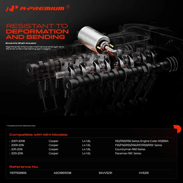Engine Variable Valve Timing Solenoid for Mini Cooper 2007-2008 Cooper Countryman