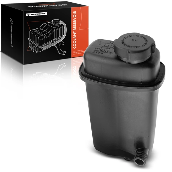 Coolant Expansion Tank with Cap for 1993-1997 BMW 850Ci