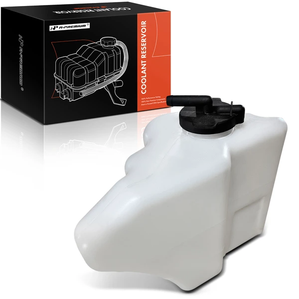 Radiator Coolant Reservoir with Cap for Mitsubishi Galant 1994-1998 L4 2.4L SOHC