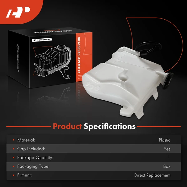 Coolant Reservoir Expansion Tank with Cap for Chevrolet Impala Buick LaCrosse