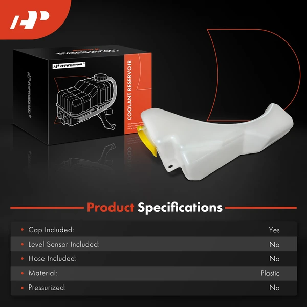 Coolant Reservoir with Cap for Subaru Outback 2000-2001 Forester 1998-2002 Impreza