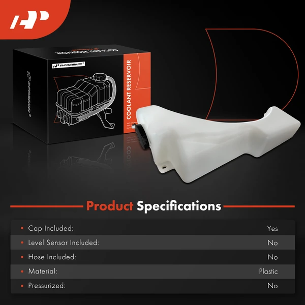 Coolant Reservoir with Cap for Subaru Impreza 1993-1998 H4 1.8L 2.2L