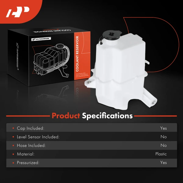 Engine Coolant Reservoir Tank with Cap for Toyota RAV4 2019-2021 L4 2.5L