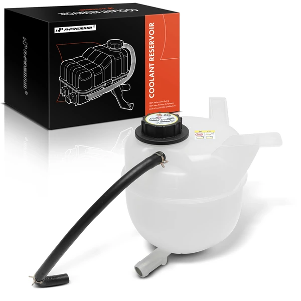 Coolant Overflow Tank Reservoir with Cap for 2002-2005 Ford E-350 Club Wagon