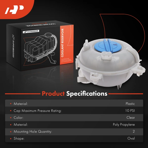 Engine Coolant Reservoir Tank for Audi A3 S3 TT Quattro Volksvagen Golf Jetta GTI