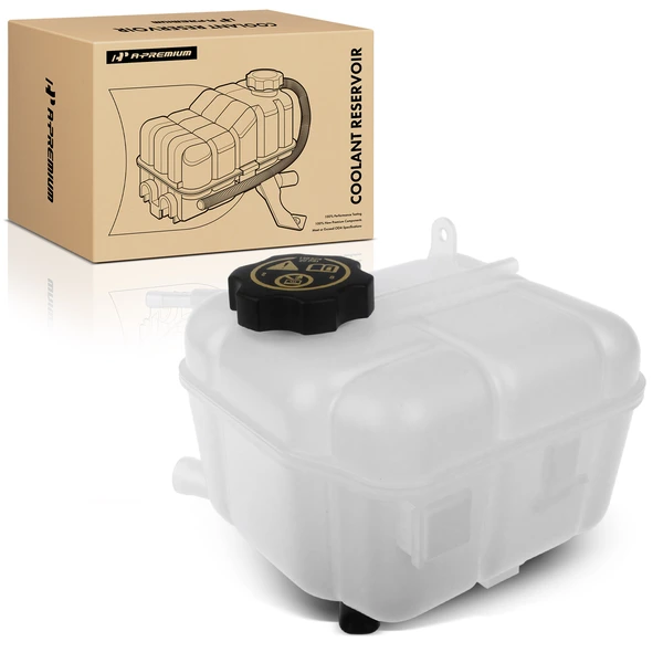 Engine Coolant Expansion Tank with Cap & Sensor for 2014 Cadillac SRX