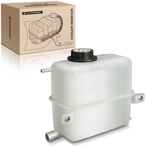 Front Engine Coolant Reservoir with cap for 1995-1997 Ford F-Super Duty