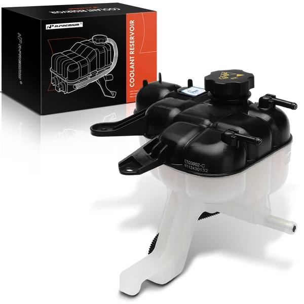 Engine Coolant Reservoir with Cap & Hose for 2016-2021 Dodge Durango