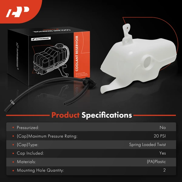 Front Engine Coolant Reservoir Expansion Tank for Toyota Corolla 09-13 Matrix