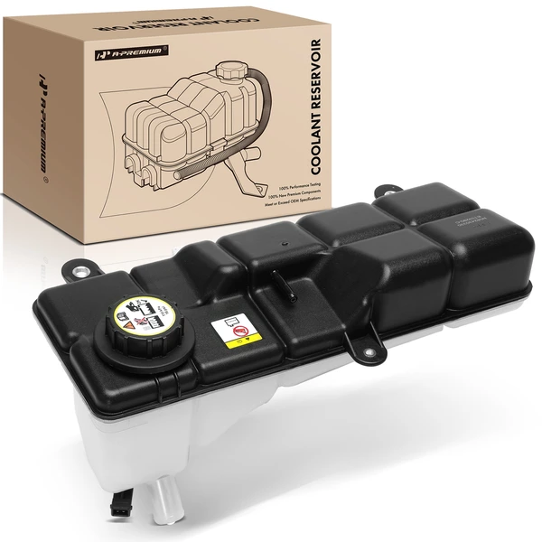 Engine Coolant Reservoir Tank with Cap & Sensor for 1997-2000 Ford Mustang