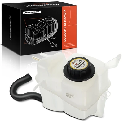Engine Coolant Expansion Tank with Cap