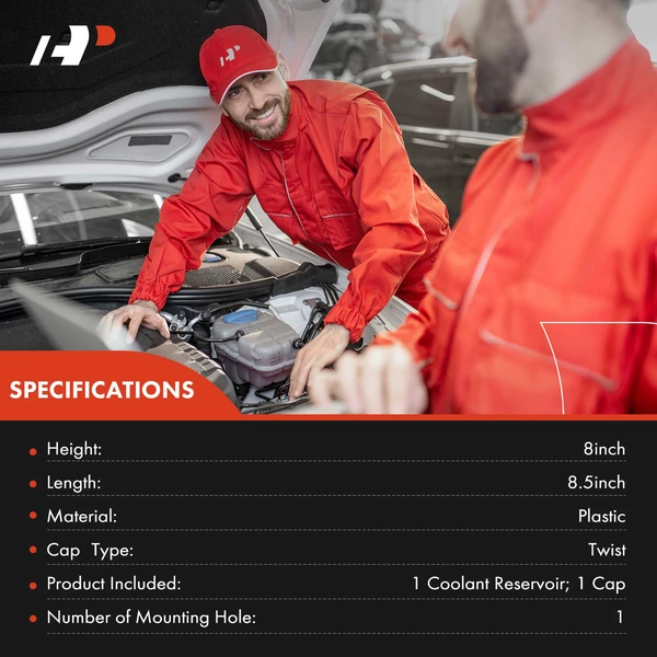 Engine Coolant Reservoir Tank for Honda Accord 2003-2008 Acura TL 2004-2008