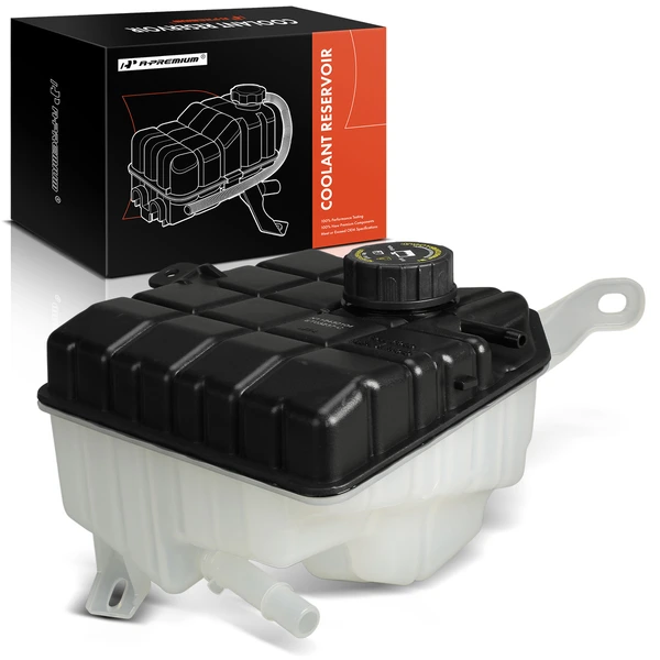 Front Engine Coolant Reservoir with Cap for Buick Lucerne Cadillac DTS 2006-2011