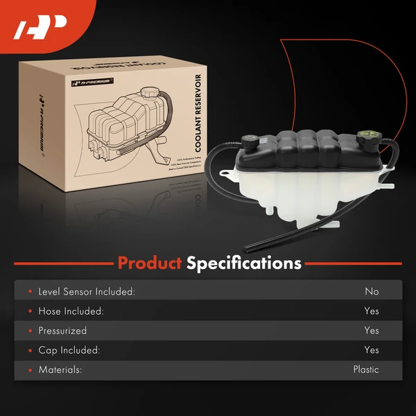 A-Premium APET0464 Engine Coolant Reservoir Front Side