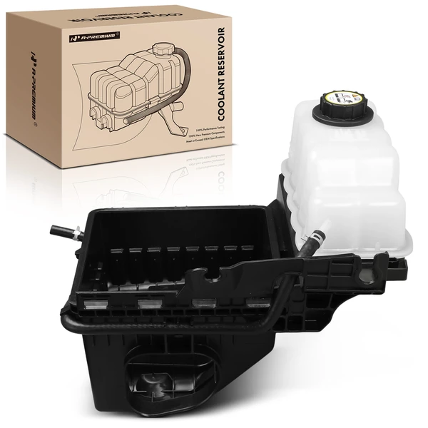 Radiator Coolant Reservoir with Cap & Hose for Ford Expedition Lincoln Navigator