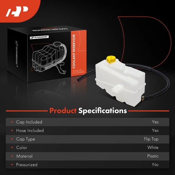 A-Premium APET0406 Engine Coolant Reservoir Front Side