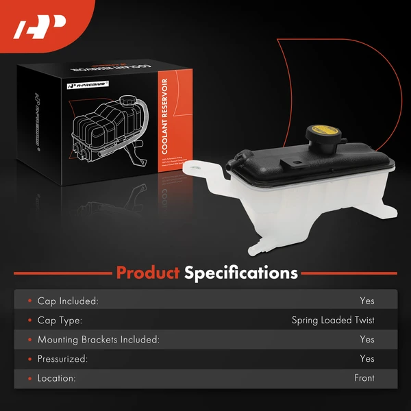 A-Premium APET0465 Engine Coolant Reservoir Front Side