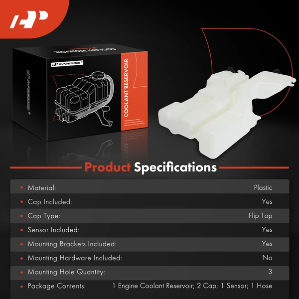 Engine Engine Coolant Reservoir Tank for Dodge Ram Dakota Mitsubishi Raider