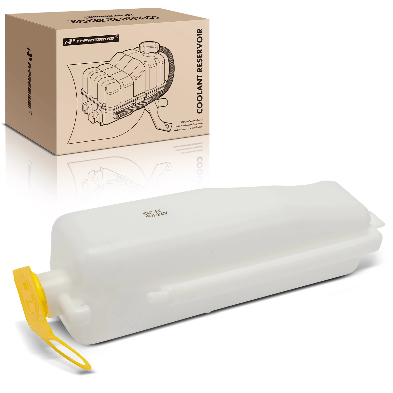 The A-premium Front Engine Coolant Reservoir-Recovery Tank for Dodge Ram 1500 Ram 2500 Dakota Image 