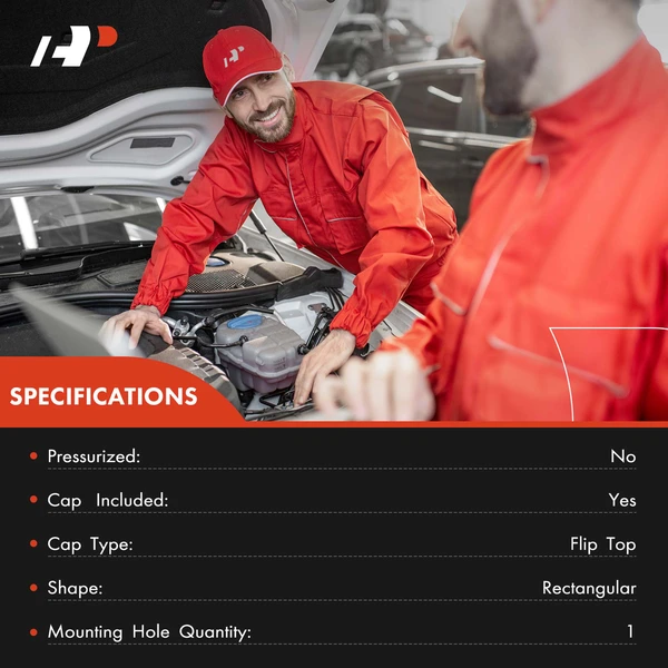 Front Engine Coolant Reservoir-Recovery Tank for Dodge Ram 1500 Ram 2500 Dakota