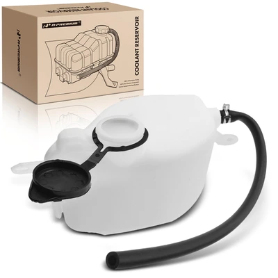 Engine Coolant Expansion Tank with Cap & Hose