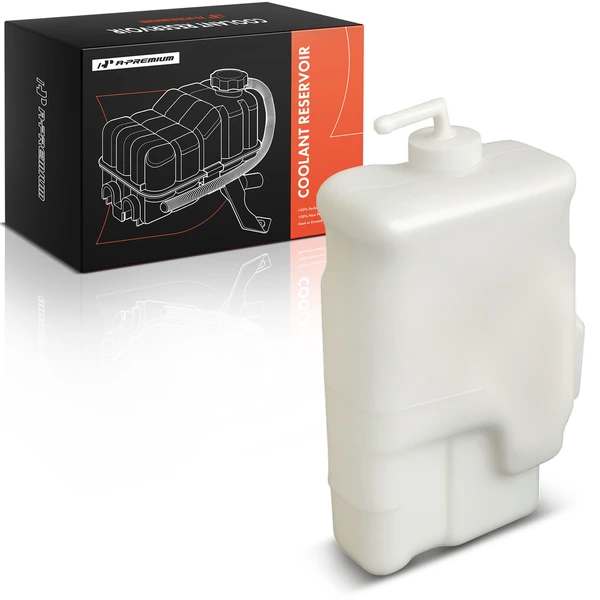 Front Engine Coolant Reservoir with Cap & Hose for 1990-1993 Honda Accord