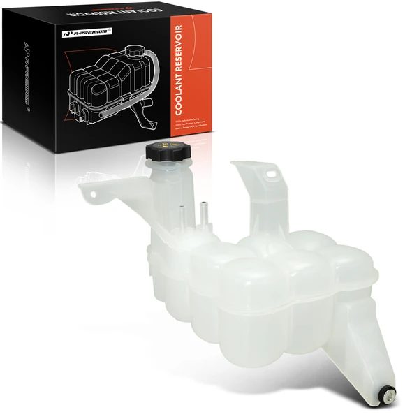 Pressurized Engine Coolant Reservoir with Cap for 2013-2018 Ram 5500