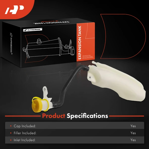 Engine Coolant Reservoir with Cap Inlet Filler for Honda HR-V 2016-2020