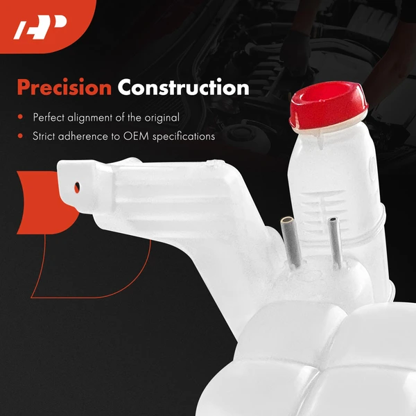 Engine Coolant Reservoir with Tank & Sensor for Ram 2500 3500 4500 5500 2019-2024