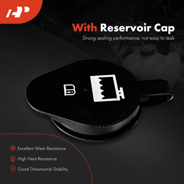 Engine Coolant Reservoir with cap & Hose for Chevy Colorado GMC Canyon Hummer H3