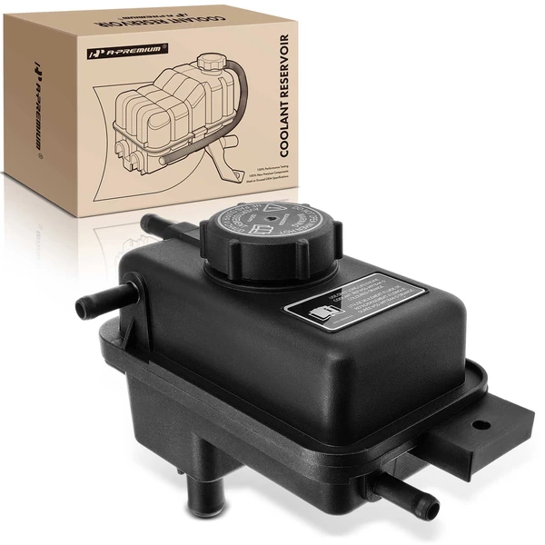 Engine Coolant Expansion Tank with Cap for Jaguar XKR 2000-2006 V8 4.2L