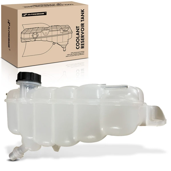 Coolant Reservoir Tank with Cap for Ford F-150 2015-2024 Expedition Lincoln Navigator