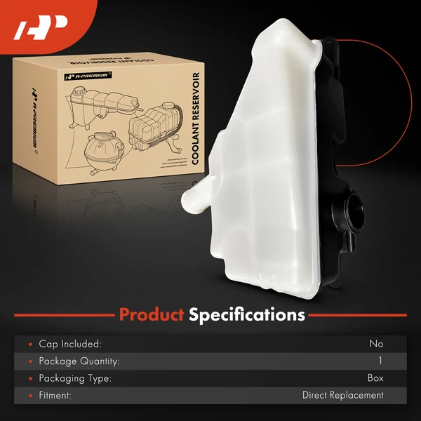 Radiator Coolant Reservoir for Ford F-250 F-350 F-450 Super Duty 2020-2022