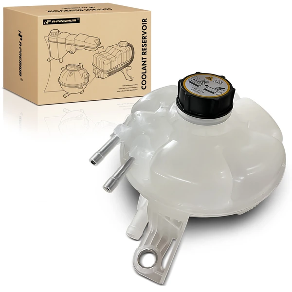 Radiator Coolant Reservoir with Pressure Cap for 2020-2024 Ford Escape